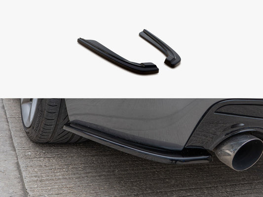 Rear Side Splitters - BMW 5 Series F11 (M-Pack (Fits TWO Single Exhaust Ends)