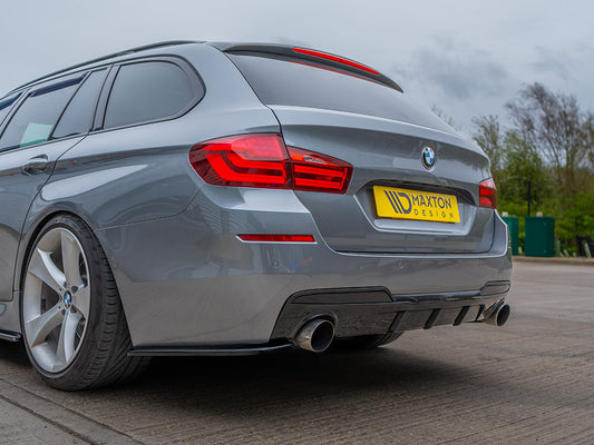 Rear Side Splitters - BMW 5 Series F11 (M-Pack (Fits TWO Single Exhaust Ends)