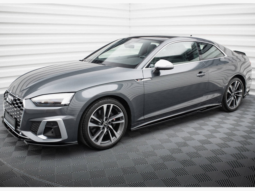 Side Skirts Diffusers - Audi S5 Coupe / A5 S Line Coupe F5 Facelift