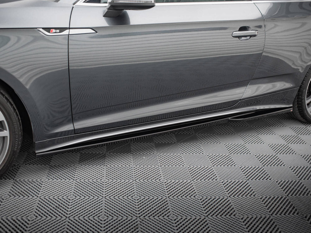 Side Skirts Diffusers - Audi S5 Coupe / A5 S Line Coupe F5 Facelift