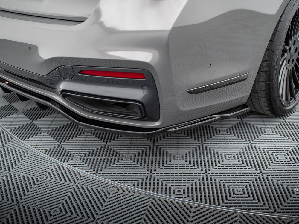 Rear Splitter (Vertical Bars) V2 - BMW 7 Series (M-Pack G11 / G12 Facelift)