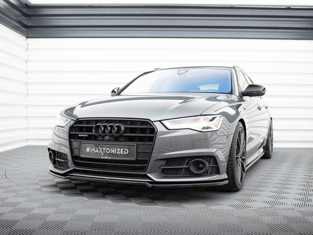Front Splitter V.2 - Audi A6 / A6 C7 S Line / S6 C7 Facelift