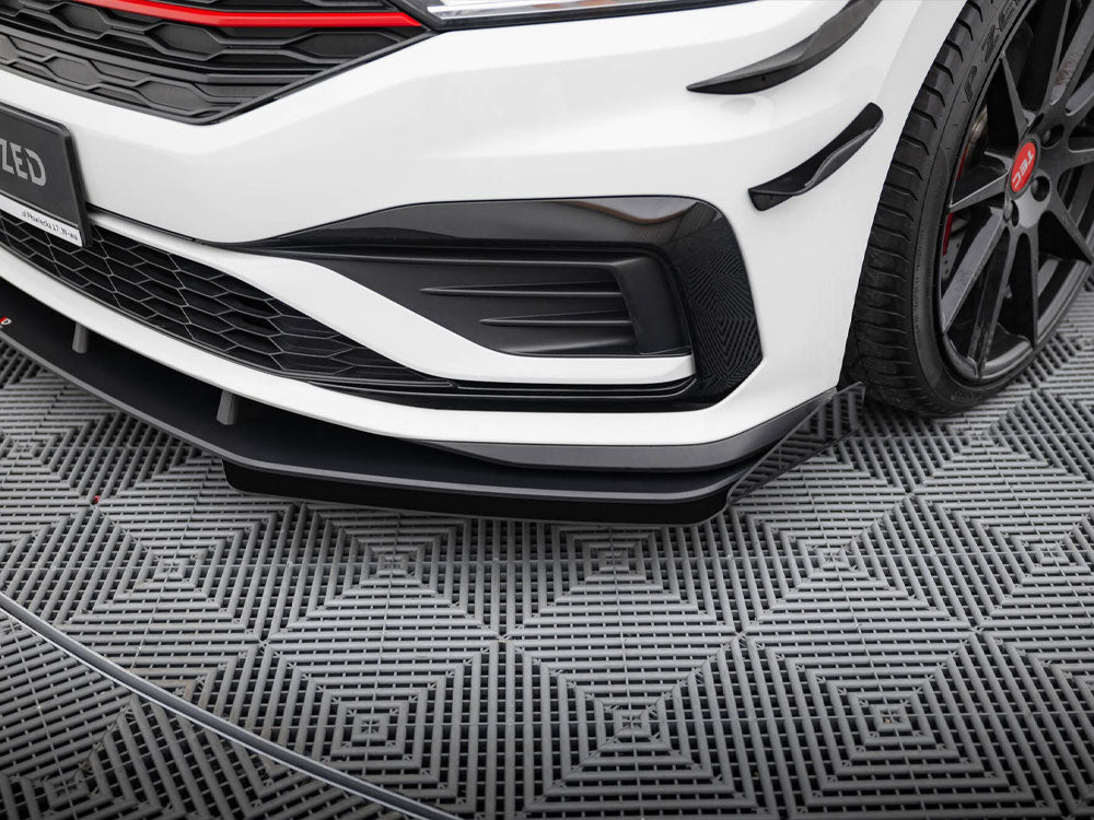 Street PRO Front Splitter + Flaps - Volkswagen Jetta GLI Mk7