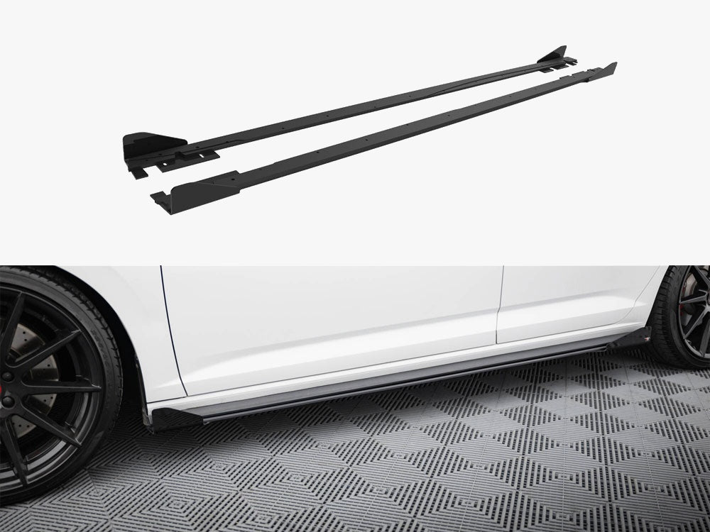 Street PRO Side Skirts Diffusers + Flaps - Volkswagen Jetta GLI Mk7