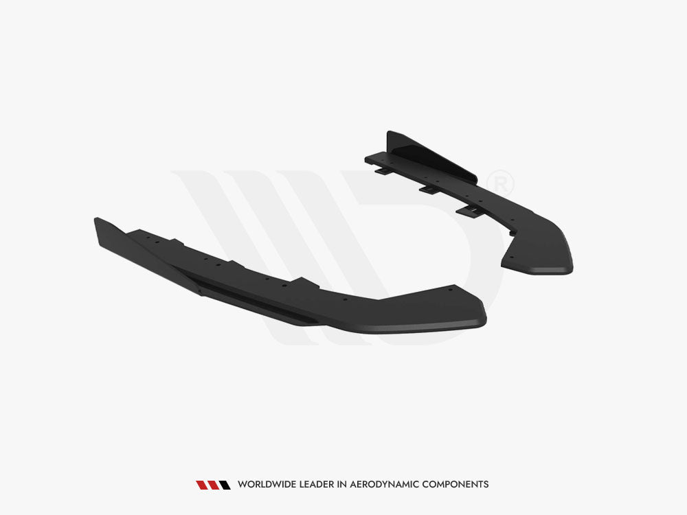 Street Pro Rear Side Splitters + Flaps - Volkswagen Jetta GLI Mk7
