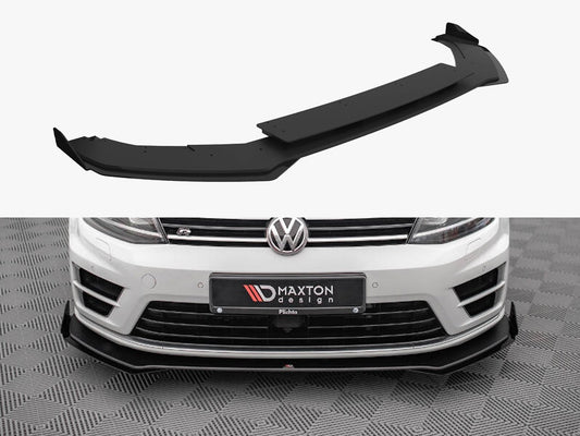 Street PRO Front Splitter V.1 + Flaps - Volkswagen Golf R Mk7