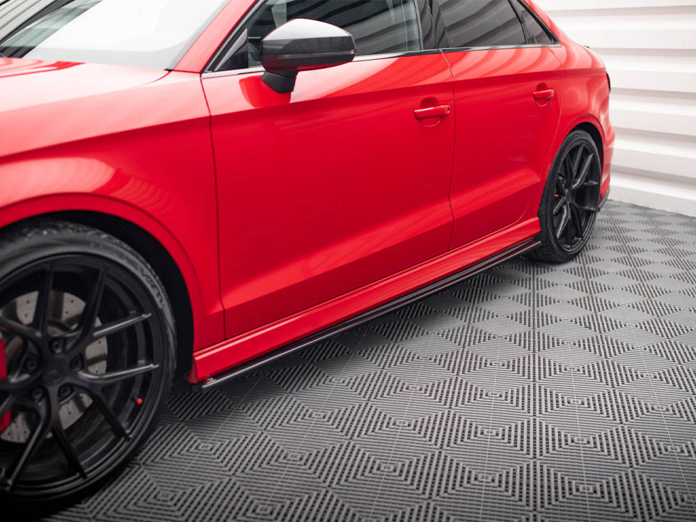Side Skirts Diffusers V.1 - Audi S3 / A3 S Line 8V / 8V FL Sedan (2013-2020)
