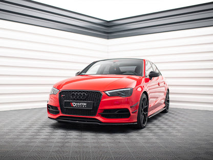 Front Splitter V.2 - Audi S3 / A3 S Line 8V Sedan / Cabrio (2013-2016)