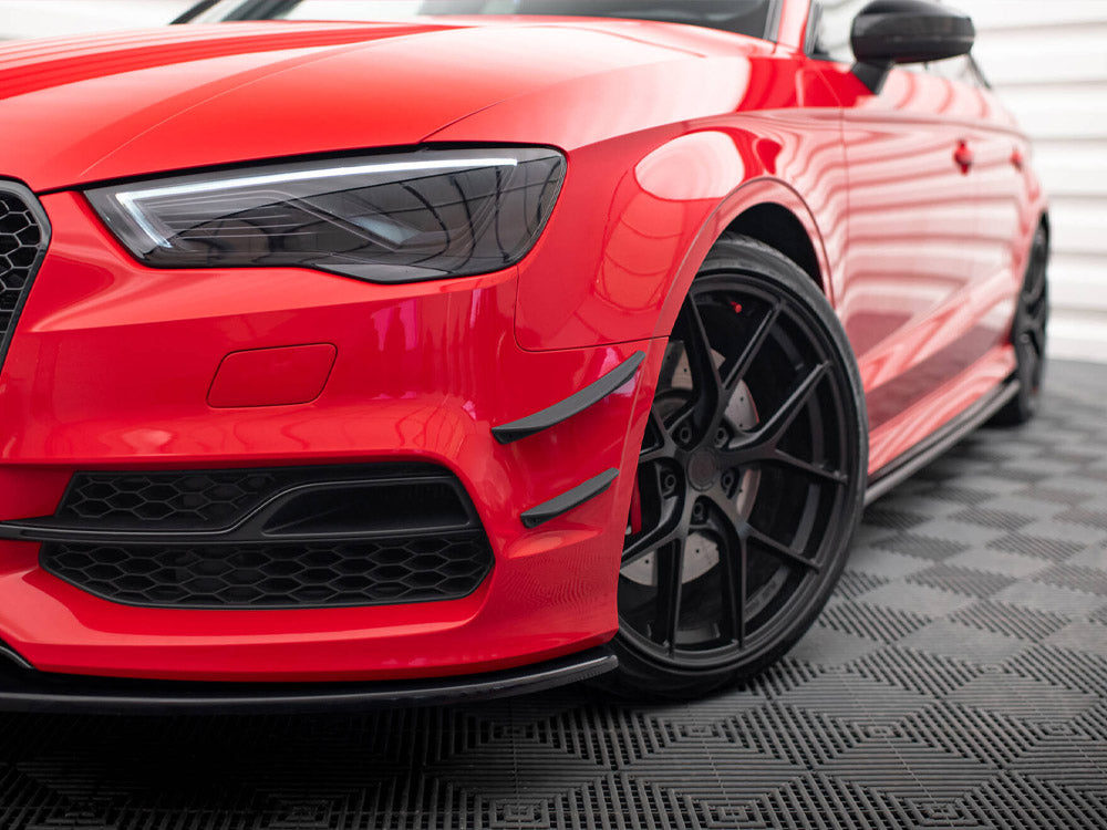 Front Bumper Wings (Canards) - Audi S3 / A3 S Line 8V Sedan / Cabrio