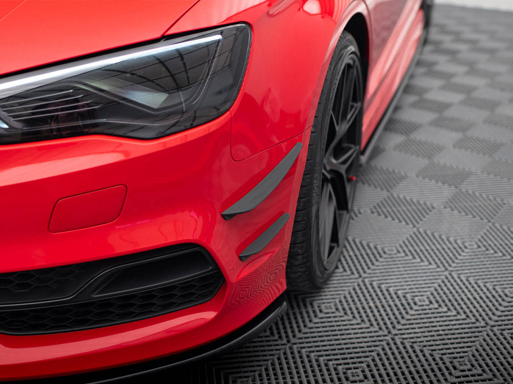 Front Bumper Wings (Canards) - Audi S3 / A3 S Line 8V Sedan / Cabrio