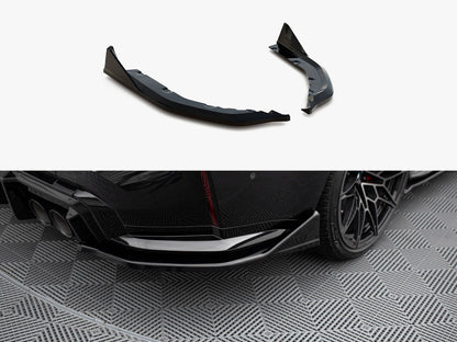 Rear Side Splitters V.6 CSL Look (For Rear Valance V1) - BMW M3 G80