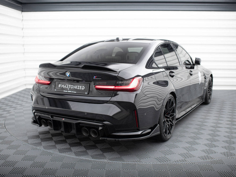 Rear Side Splitters V.6 CSL Look (For Rear Valance V1) - BMW M3 G80