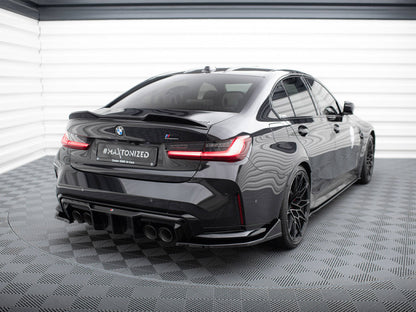 Rear Side Splitters V.6 CSL Look (For Rear Valance V1) - BMW M3 G80