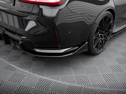 Rear Side Splitters V.6 CSL Look (For Rear Valance V1) - BMW M3 G80