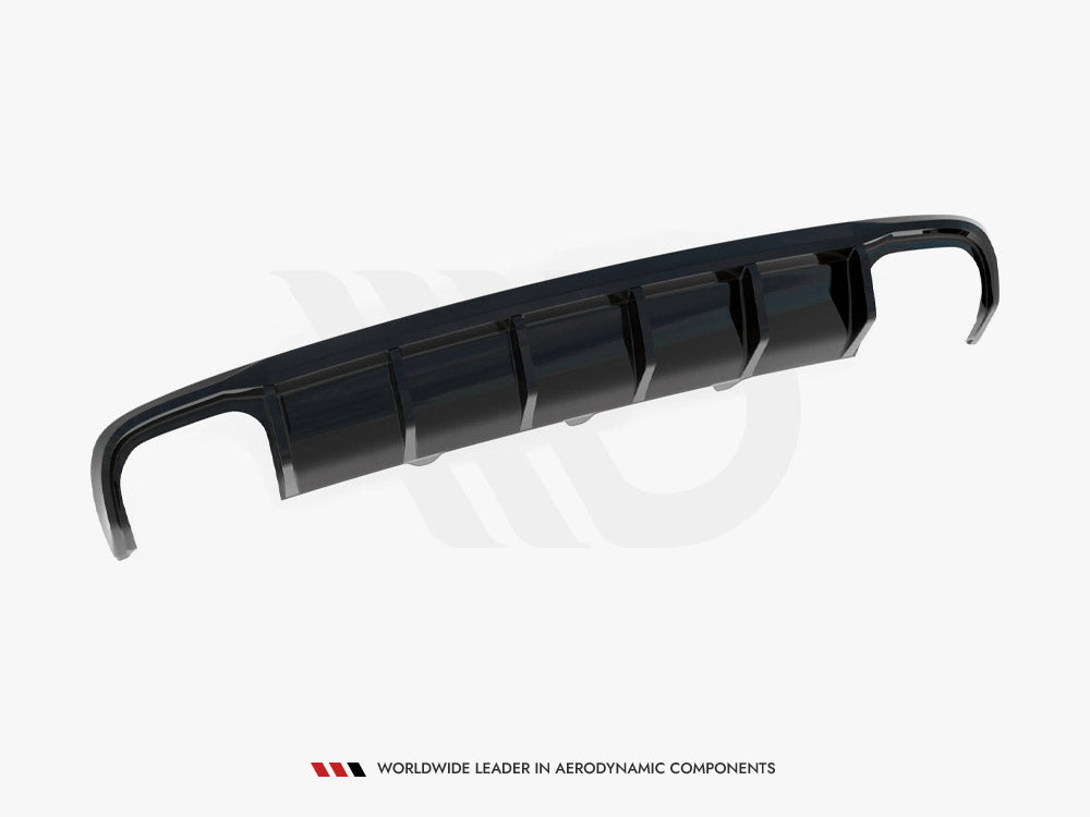 Rear Valance - Audi A4 B8 Facelift (Version with dual exhausts on both sides)