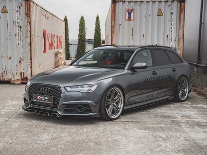 Side Skirts Diffusers - Audi A6 / A6 C7 S Line / S6 C7 FL