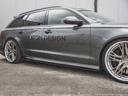 Side Skirts Diffusers - Audi A6 / A6 C7 S Line / S6 C7 FL