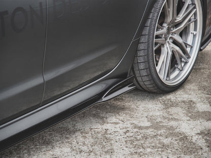 Side Skirts Diffusers - Audi A6 / A6 C7 S Line / S6 C7 FL