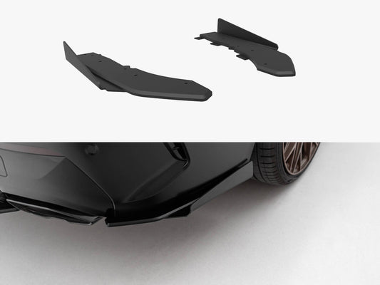 Street Pro Rear Side Splitters + Flaps - BMW M4 (40i G22 / G23)