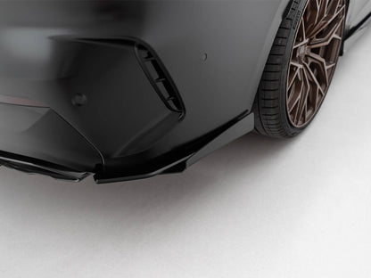 Street Pro Rear Side Splitters + Flaps - BMW M4 (40i G22 / G23)