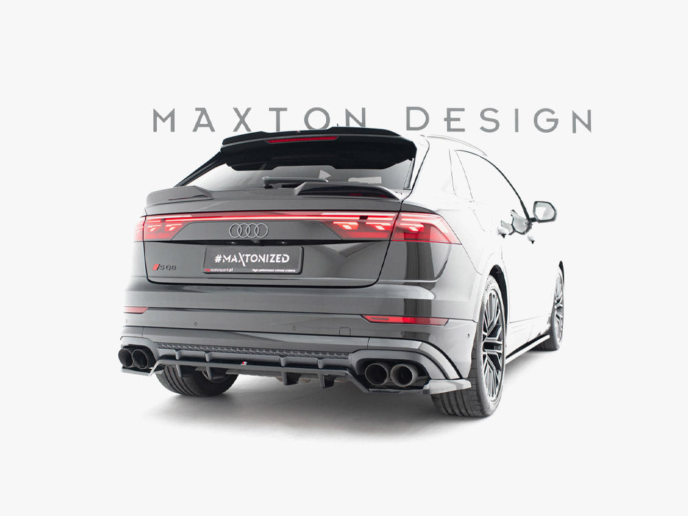 Rear Splitter (Vertical Bars) V.2 - Audi SQ8 / Q8 S Line Mk1 Facelift
