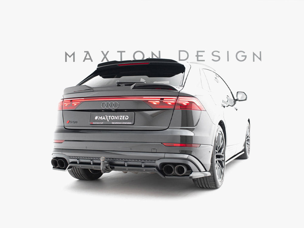 Rear Splitter (Vertical Bars) V.2 - Audi SQ8 / Q8 S Line Mk1 Facelift