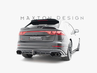 Rear Splitter (Vertical Bars) V.2 - Audi SQ8 / Q8 S Line Mk1 Facelift