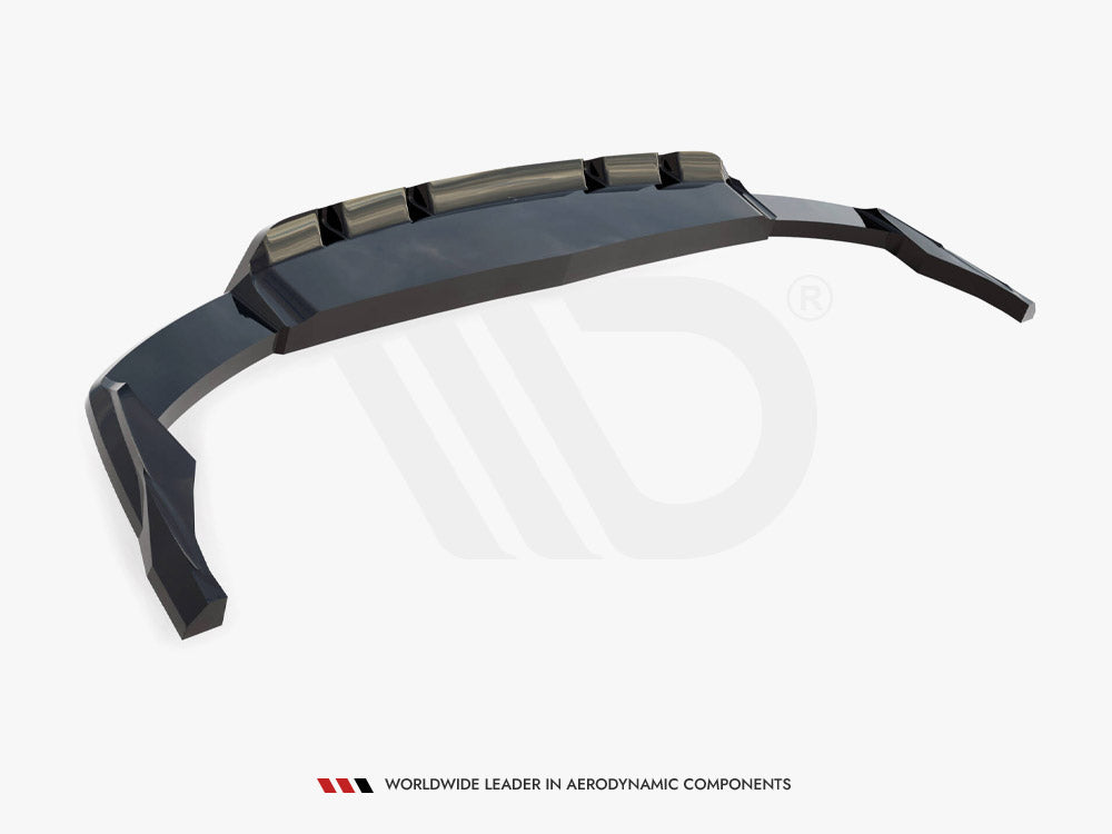 Rear Splitter (Vertical Bars) V.2 - Audi SQ8 / Q8 S Line Mk1 Facelift