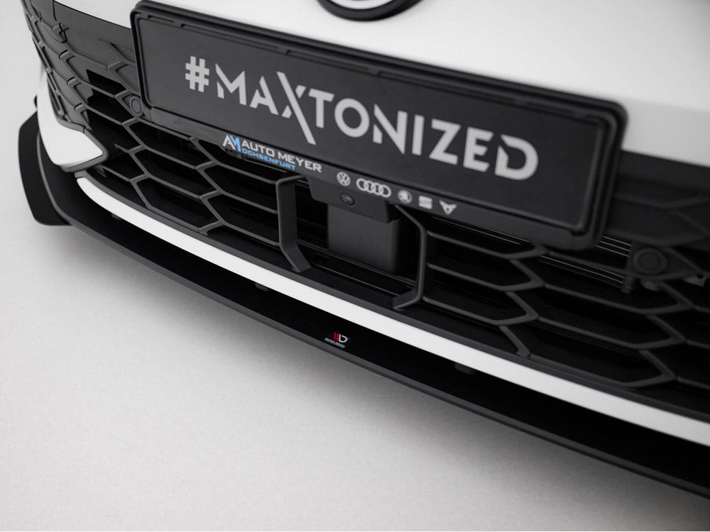 Street PRO Front Splitter + Flaps - Volkswagen Golf GTI / GTE / R-Line Mk8 Facelift