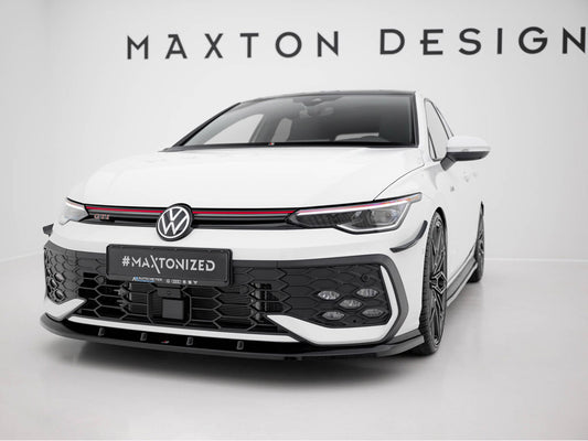Front Splitter V.5 - Volkswagen Golf GTI / GTE / R-Line Mk8 Facelift