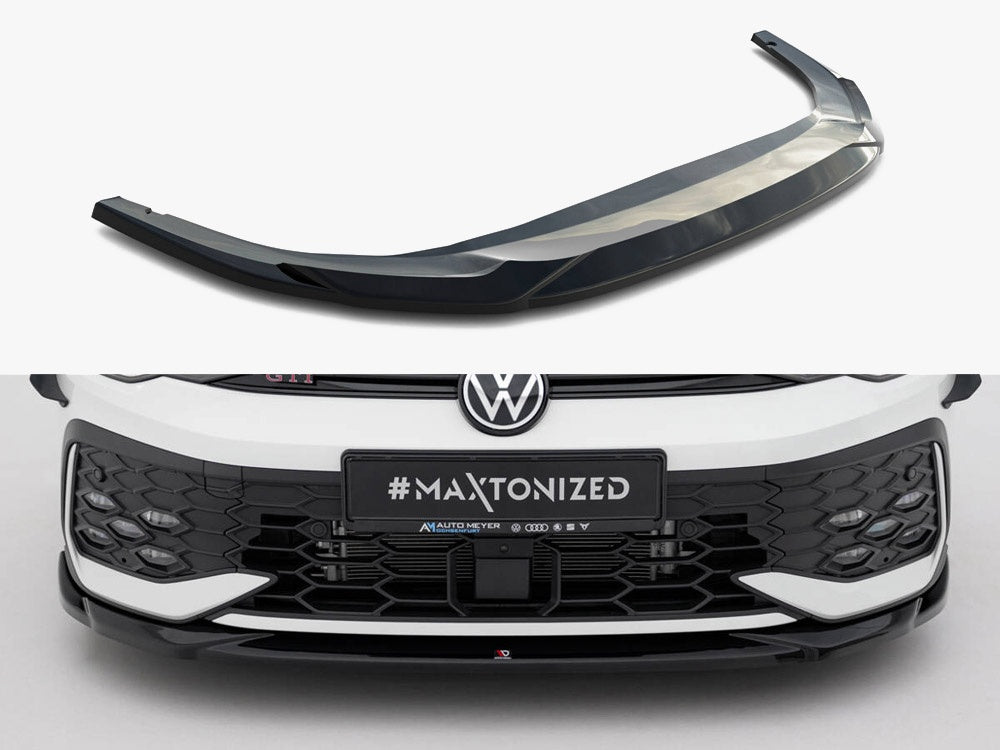 Front Splitter V.4 - Volkswagen Golf GTI / GTE / R-Line Mk8 Facelift