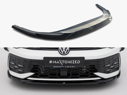 Front Splitter V.4 - Volkswagen Golf GTI / GTE / R-Line Mk8 Facelift