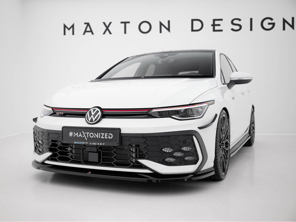 Front Splitter V.4 - Volkswagen Golf GTI / GTE / R-Line Mk8 Facelift