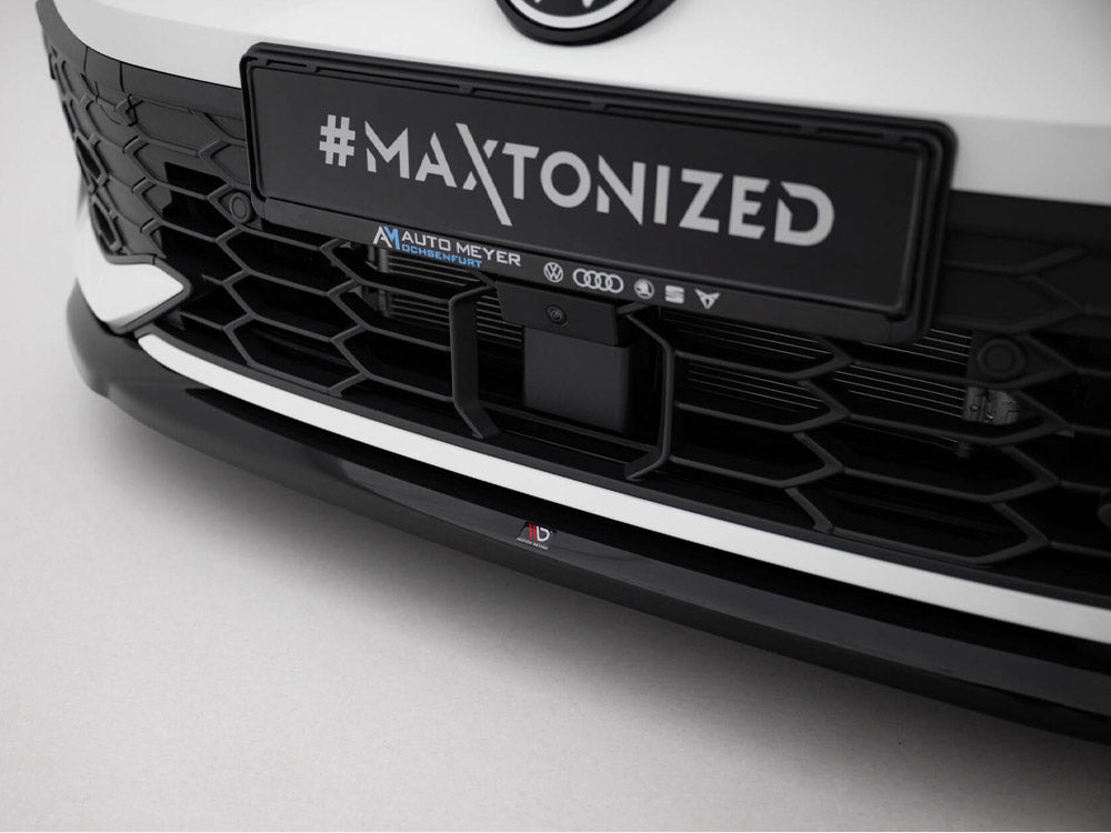 Front Splitter V.4 - Volkswagen Golf GTI / GTE / R-Line Mk8 Facelift