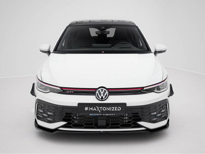 Front Splitter V.3 - Volkswagen Golf GTI / GTE / R-Line Mk8 Facelift