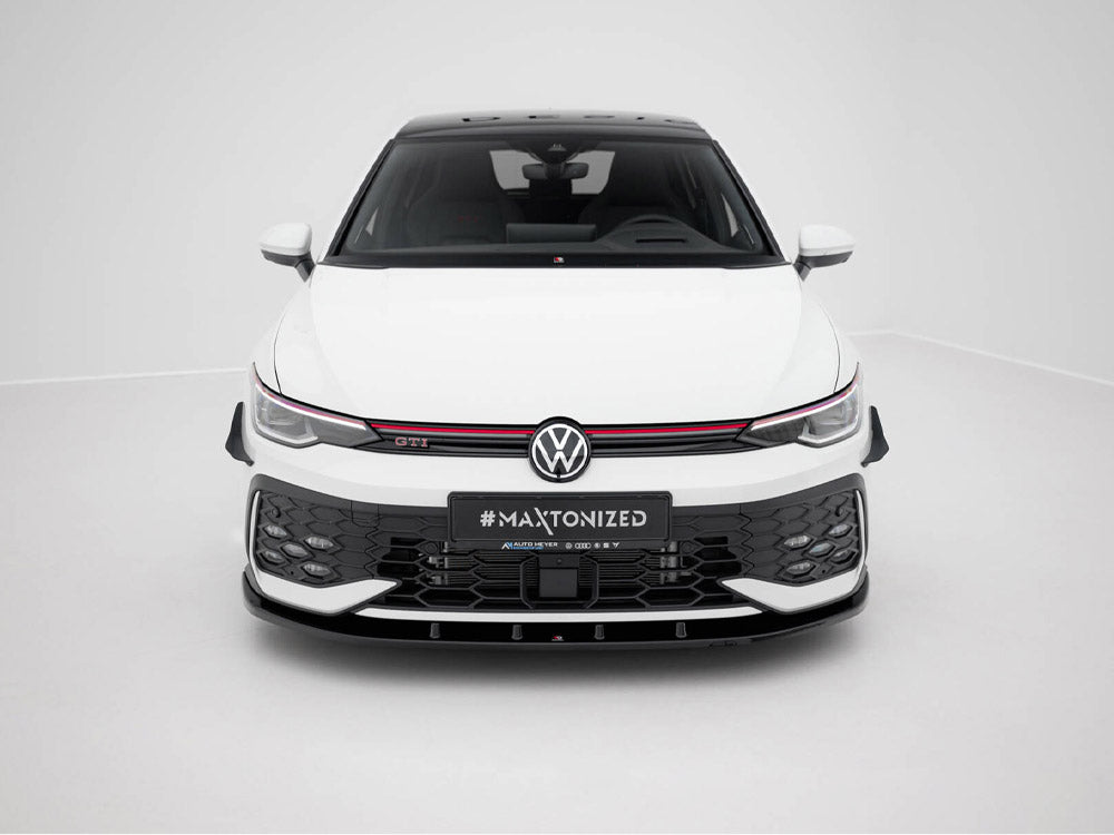 Front Splitter V.1 - Volkswagen Golf GTI / GTE / R-Line Mk8 Facelift