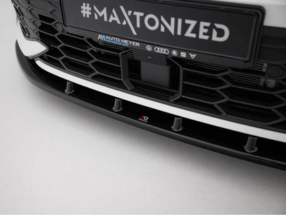 Front Splitter V.1 - Volkswagen Golf GTI / GTE / R-Line Mk8 Facelift