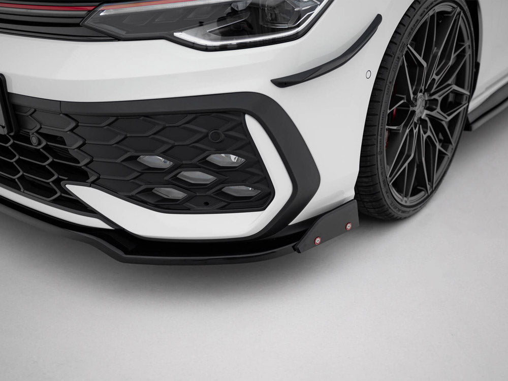 Front Splitter V.3 + Flaps - Volkswagen Golf GTI / GTE / R-Line Mk8 Facelift