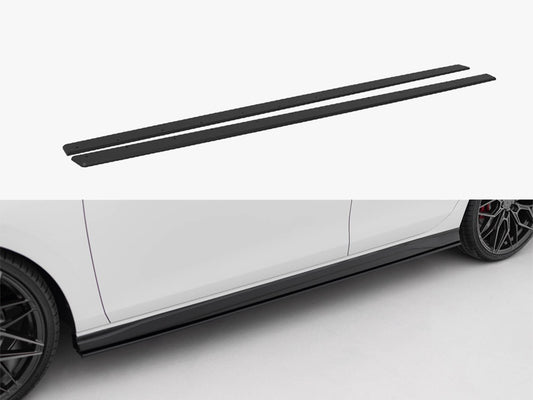 Street PRO Side Skirts Diffusers V.2 - Volkswagen Golf GTI / GTE / GTI Clubsport / R-Line Mk8