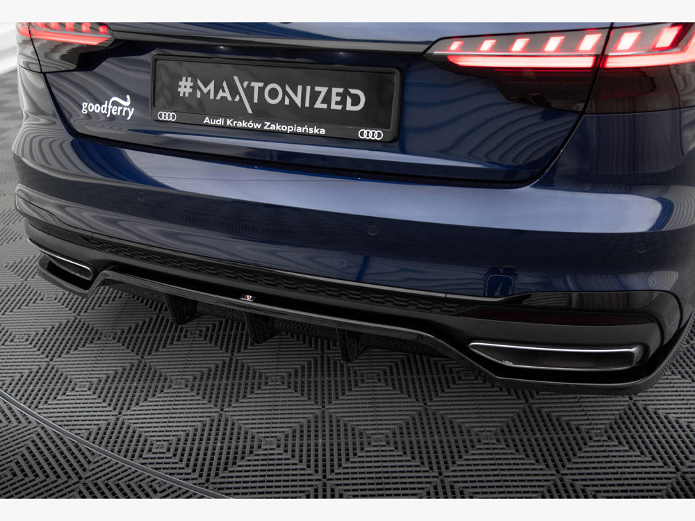 Rear Splitter (Vertical Bars) V.2 - Audi A4 S Line B9 Facelift