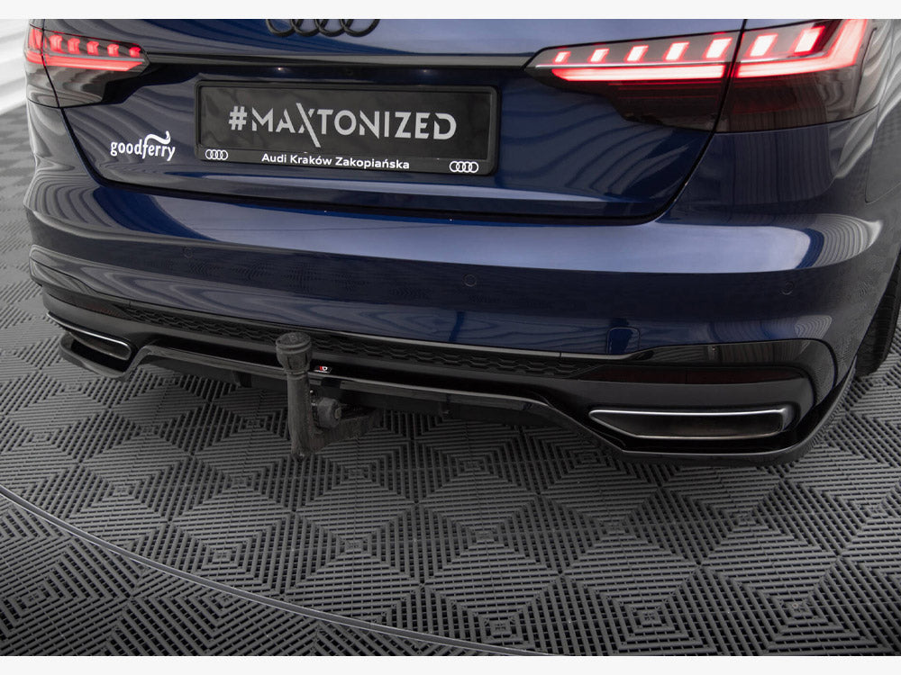 Rear Splitter (Vertical Bars) V.2 - Audi A4 S Line B9 Facelift