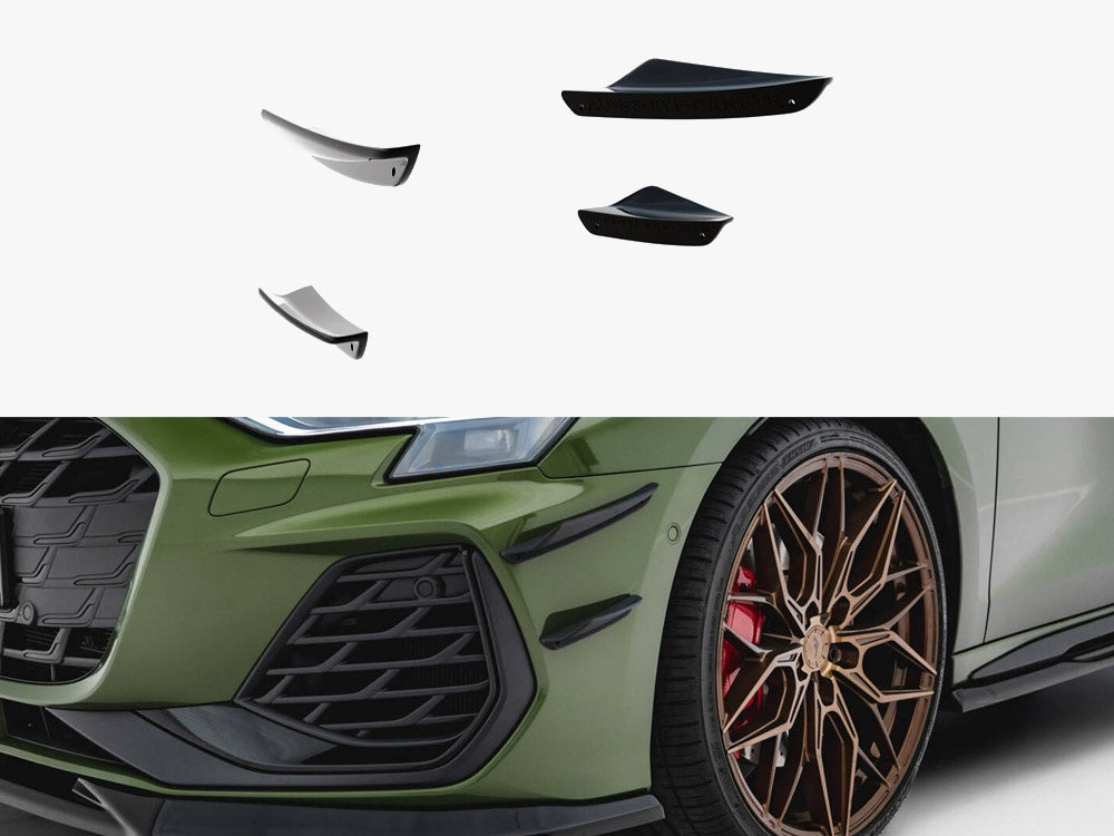 Front Bumper Wings (Canards) - Audi S3 Sportback / A3 S Line Sportback 8Y Facelift