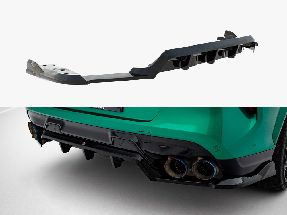 Rear Splitter (Vertical Bars) - BMW X6 (M F96 Facelift)