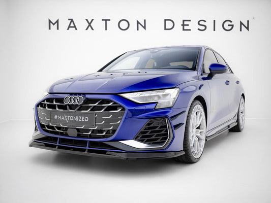 Front Bumper Wings (Canards) - Audi A3 S Line Sedan / S3 Sedan 8Y Facelift