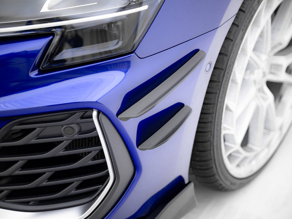 Front Bumper Wings (Canards) - Audi A3 S Line Sedan / S3 Sedan 8Y Facelift