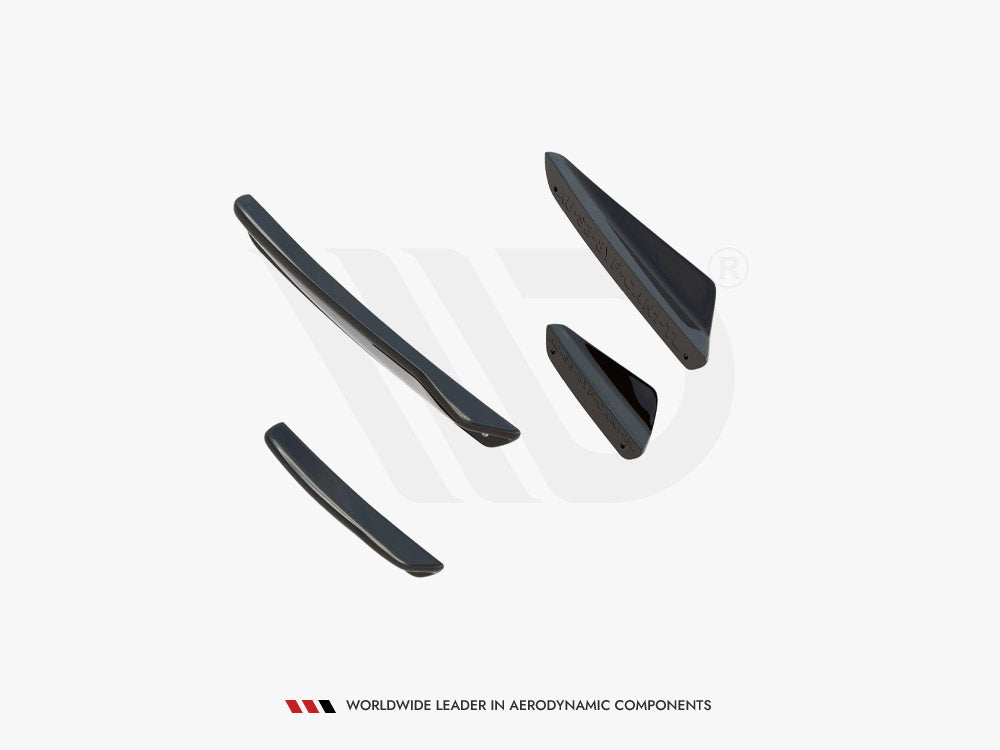 Front Bumper Wings (Canards) - Audi A3 S Line Sedan / S3 Sedan 8Y Facelift