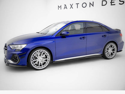 Side Skirts Diffusers V.2 - Audi A3 S Line Sedan / S3 Sedan 8Y Facelift