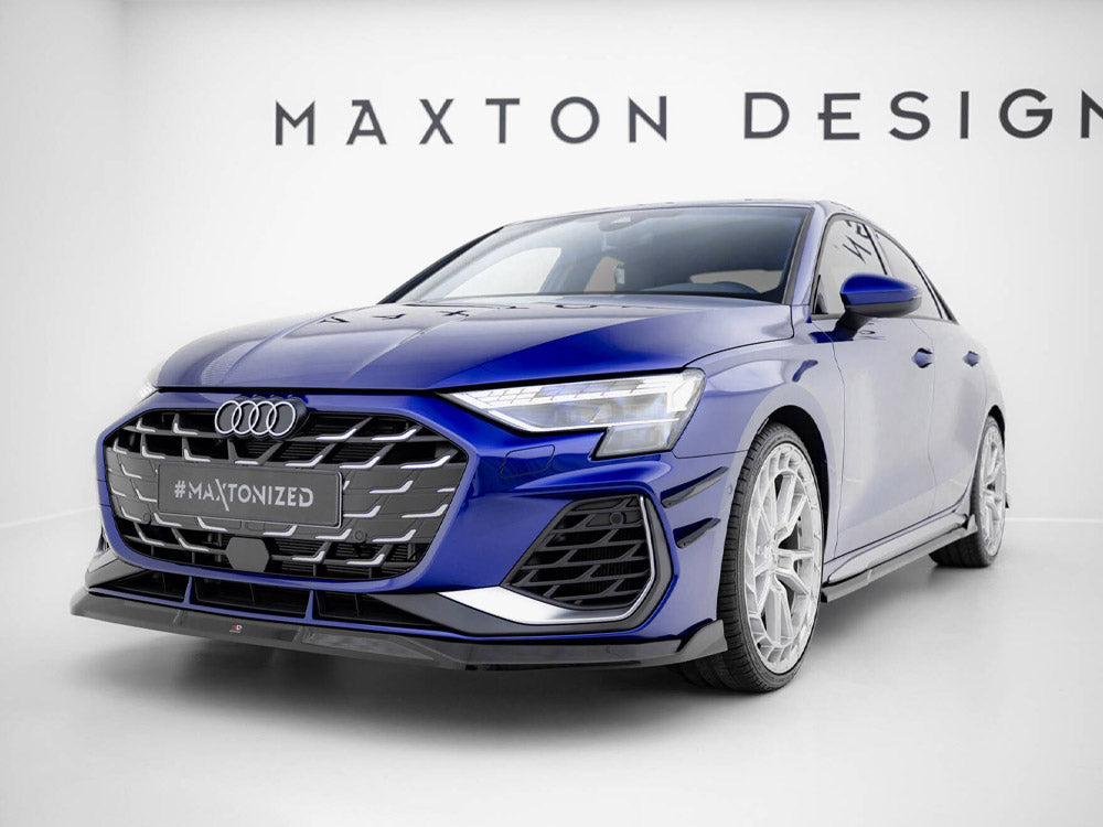 Front Splitter V.3 - Audi A3 S Line Sedan / S3 Sedan 8Y Facelift