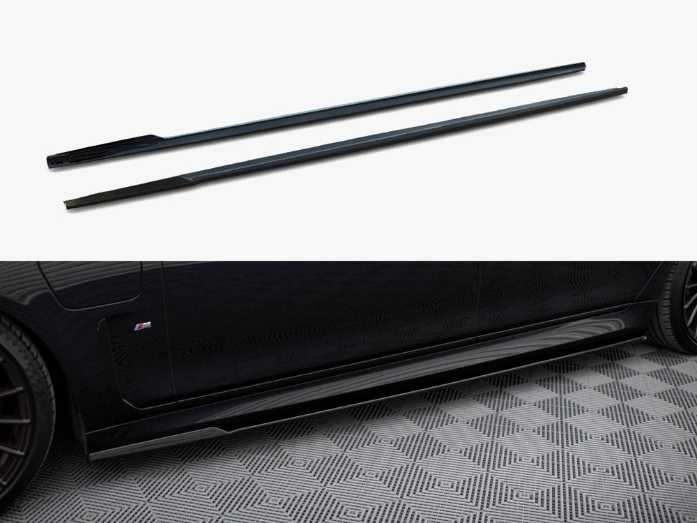 Side Skirts Diffusers V2 - BMW 7 Series (Long M-Pack G12)