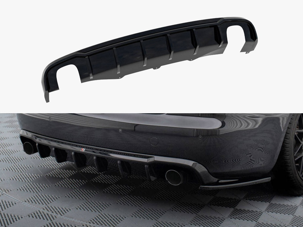 Rear Valance - Audi A4 B8 Facelift (Version with single exhausts on both sides)